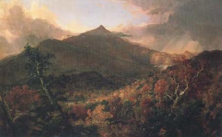 Thomas Cole Schroon Mountain,Adirondacks (mk13) Sweden oil painting art